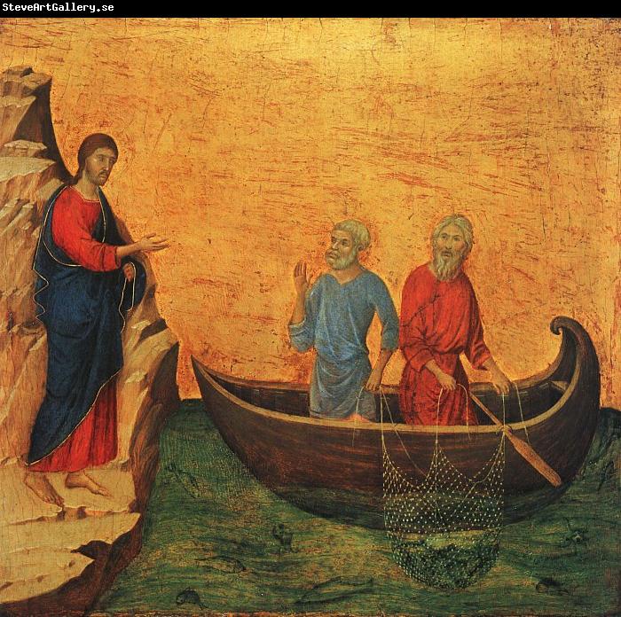 Duccio di Buoninsegna The Calling of the Apostles Peter and Andrew